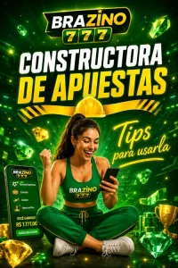 Mulher usando o celular no banner Brazino777 com dicas da plataforma